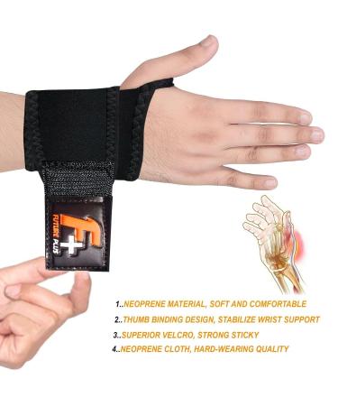 Wrist Brace Support for Tendonitis Relief | Adjustable Wrist Wraps for Sports & Injury Recovery | Carpal Tunnel Pain Relief - Buy Online on GoSupps.com