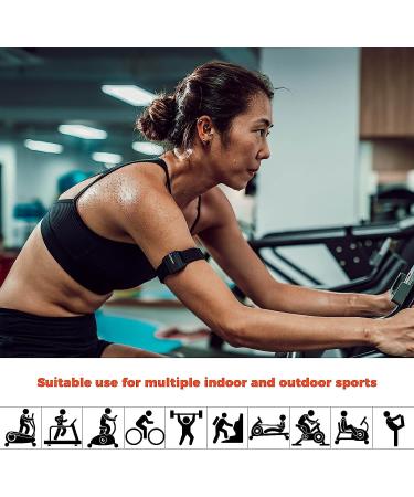 COOSPO HW706 Armband Heart Rate Monitor | Bluetooth ANT+ HR Optical Sensor | Rechargeable Dual Band IP67 HRM | Compatible with Peloton, Wahoo, Polar, Strava, Zwift, DDP Yoga - Buy Online on GoSupps.com