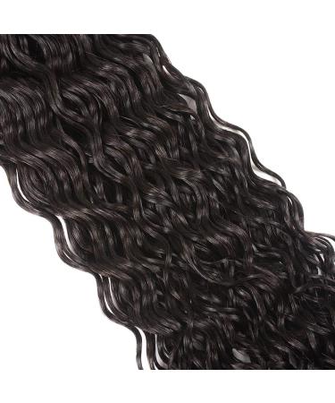 10A Water Wave Bundles with Closure (16 18 20 +14) Wet and Wavy Brazilian Virgin Human Hair 3 Bundles with 4x4 Lace Closure with Baby Hair Free Part 1B Curly Wave Human Hair Extensions 16 18 20+14 Natural Black Water Wa... - Buy Online on GoSupps.com
