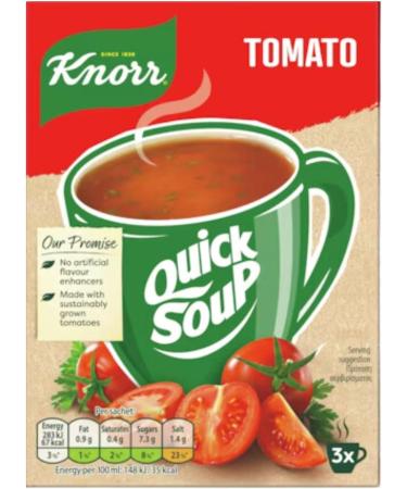 Instant Knorr Soup Bundle with 4 Knorr Quick Soup Flavours (4 Pack / 12 Instant Soup Sachets) with Hubsidia Thank you Card - Buy Online on GoSupps.com