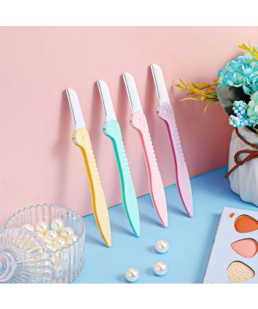 4-Piece Foldable Eyebrow Razor Set for Women & Men | Facial Hair Remover & Shaver - Buy Online on GoSupps.com