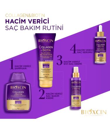  BIOXCIN Bioxcin Collagen & Biotin Volumizing Liquid Conditioner (150 ml) Volume & Shine Leave-in Spray to Combat Hair Loss For Fine and Thin Hair - Buy Online on GoSupps.com