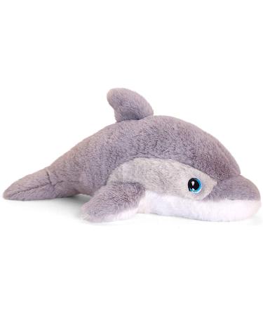 Deluxe Paws Plush Cuddly Soft Eco Toys 100% Recycled (Dolphin)