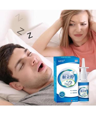 Stop Snoring Spray 101oz Antisnoring nasal spray Snoring relief and better sleep Mild herbal liquid practical and thoughtful gift Skuda - Buy Online on GoSupps.com