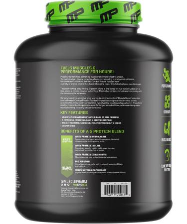 MusclePharm Combat Protein Powder - Cookies 'N' Cream Flavor - 4.2lb - 52 Servings - Buy Online on GoSupps.com