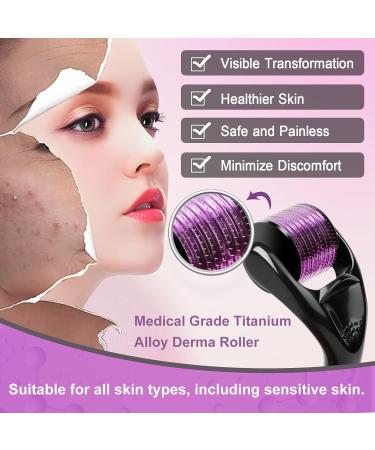 Derma Scooter Needles 0.25mm - 540 Titan Micron Facial Roller for Home Use | Smooth Skin Reduce Scars & Enhance Beauty - Buy Online on GoSupps.com