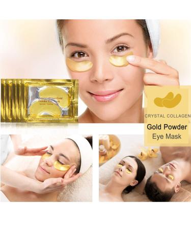 24K Collagen Eye Mask - Premium Anti-Aging & Moisturizing Treatment for Dark Circles Eye Bags & Fine Lines (10 Pairs) - Buy Online on GoSupps.com