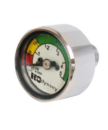 H2ODYSSEY Pony Bottle Pressure Gauge (PSI/BAR)