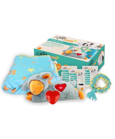 All for paws cuddly toy for dogs puppy toys dog heartbeat plush animal puppy behavioral help plush animal pet plush toy (New Puppy starter kit)