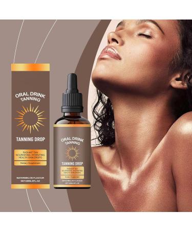  Yabauuop Tanning Drops | 60ml | Gradually Nourishing Moisturizing Tanning Drops for Face & Body for Inside & Body - Buy Online on GoSupps.com