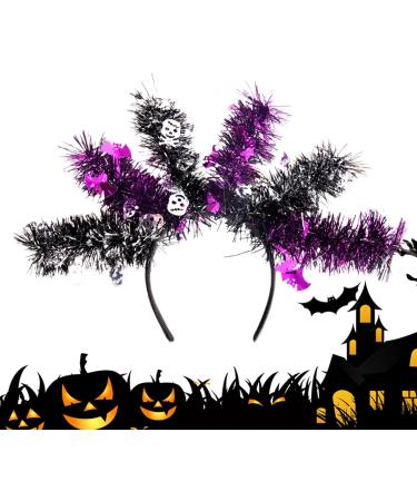 Halloween Headbands Halloween Costume Headbands Colorful Wool Strips - Favors Halloween Accessories for Adults Cosplay Dress Up Skeleton Bat - Buy Online on GoSupps.com