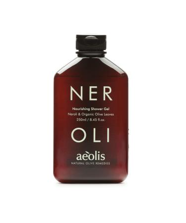 AEOLIS Refreshing Shower Gel with Neroli and Olive Leaves Greek Olive Oil Shower Gel for Men & Women Clean Beauty Body Cleanser Natural Skincare from Greece Invigorating Body Care 9.12 Fl Oz Neroli & Olive Leaves
