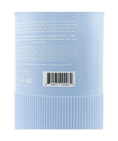 Ambrose Island Breeze Body Wash Coconut Vanilla Scent 33.8 fl oz - Buy Online on GoSupps.com