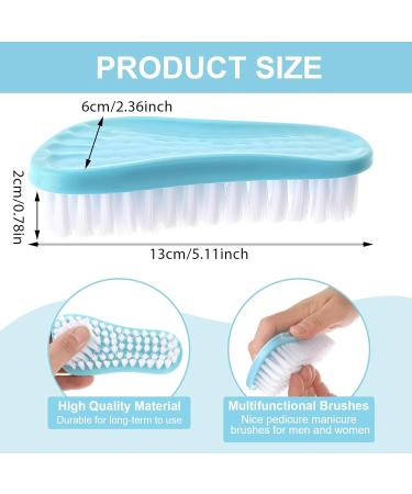 AndiBro Hand Brush Nail Brush Set - 2 Stiff Bristle Scrubbers for Fingernails & Toes - Durable & Effective Cleaning for Men Women & Children at Home or Office - Buy Online on GoSupps.com