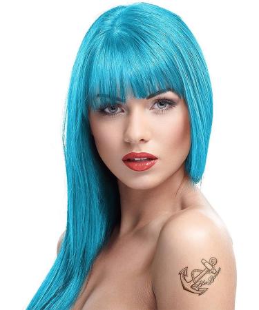 X2 Crazy Color Semi-Permanent Bubblegum Blue Hair Dye Bubblegum Blue 100 ml (Pack of 1) - Buy Online on GoSupps.com
