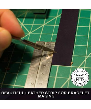 Full Grain Buffalo Leather Strips for Crafts - Durable Brown Leather Strap for Jewelry, DIY Home Decor, Tooling & More (1.5 x 60) - Buy Online on GoSupps.com