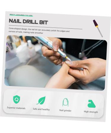 POPETPOP Nail Bit Carbide Drill Bit Nail Drill Bit Nails Drill Bits Metal Nail Drill Cuticle Drill Bits Manicure Supplies Manicure Accessories Tungsten Steel Nail Clippers Alloy - Buy Online on GoSupps.com