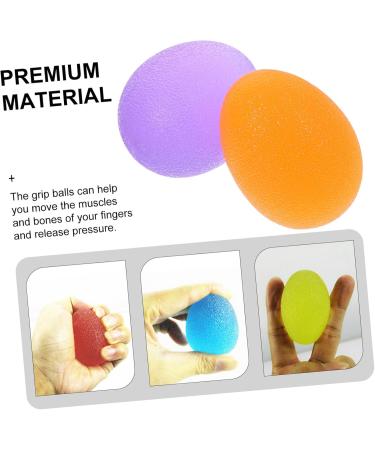 Hapinary 4-Piece Finger Strength Exercise Balls | Hand Therapy Grip Trainers for Improved Dexterity & Grip Strength - Buy Online on GoSupps.com