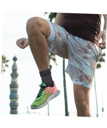 Mobestech Anti-Wear Ankle Sleeves for Men - 2 Pairs Football Ankle Braces & Soft Nylon Sports Socks - Buy Online on GoSupps.com