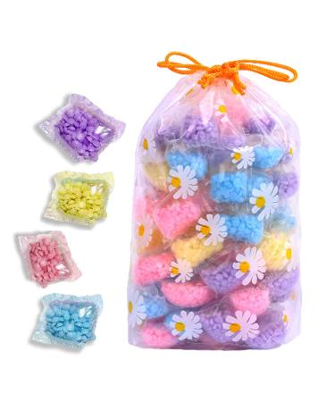 Scent Booster Crystals - Laundry Freshener Beads Wash Scent Booster Beads Independent Package Laundry Freshener Pods 60 Count Laundry Scent Boosters (4Mix 60 pcs) 4Mix 60 pcs