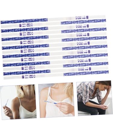 minkissy 50pcs Urine Pregnancy Test Strips Cow Pruebas De Embarazo Midstream Test Stick Pregnancy Urine Cups Pregnant Women Test Strips Plastic Pregnant Woman Household Pregnancy Tests - Buy Online on GoSupps.com