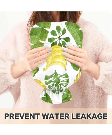 Buy Naanle Banana Palm Leaves Heat Bottle | 2L Large Hot Water Bottle for Pain Relief & Therapy | Comfortable Bed & Hand/Foot Heat Solution - Buy Online on GoSupps.com