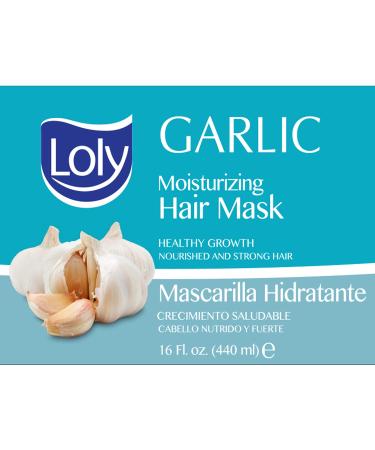 Loly Garlic Mask Treatment 16 oz - Intensive Hair Repair with Natural Garlic Extracts - Buy Online on GoSupps.com