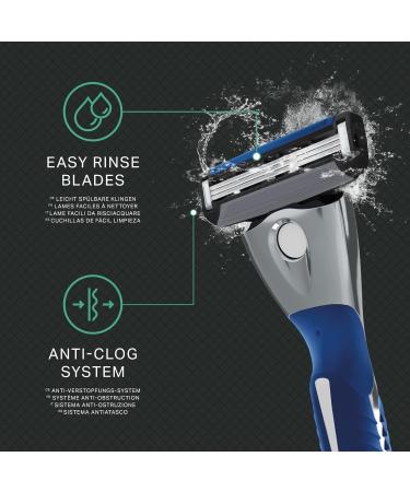 Buy Amazon Male Razor 3 Blades - 20 Pieces (2 Pack) with Replacement Blades for a Smooth Shave - International Shipping Available - Buy Online on GoSupps.com