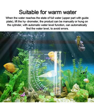 Abnaok Salinity Tester - Accurate Automatic Hydrometer for Fish Tanks & Ponds - Sea Specific Gravity Test for Saltwater & Freshwater - Buy Online on GoSupps.com