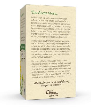Alvita Organic St. John's Wort Herbal Tea - Premium Quality, 24 Tea Bags - Buy Online on GoSupps.com