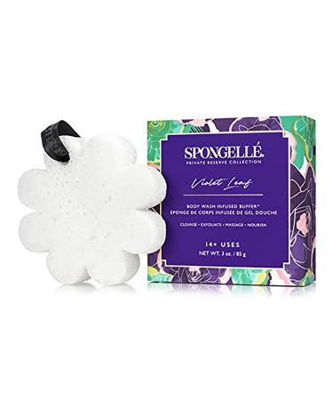 Spongelle' Violet Leaf - Body Wash Infused Buffer