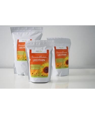 Buy Allergen-Free Sunflower Lecithin Powder | IVOVITAL 1200g - GMO-Free International Shipping - Buy Online on GoSupps.com