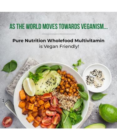 Pure Nutrition Whole Food Multivitamin for Women | 90 Tabs | One-A-Day | 100% RDA | 24 Natural Vitamins and Minerals | All Natural Plant Based Women's Multivitamin | 3 Months Supply 90 Count (Pack of 1) - Buy Online on GoSupps.com