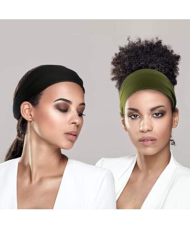 Chuangdi 6-Piece Boho Bandeau Headbands | Wide Knot Hair Scarf Set | Floral African Headbands | Stretch Turban Headwrap for Sports & Beach - Buy Online on GoSupps.com