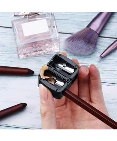 5 Pack Dual Cosmetic Pencil Sharpener for Eye Makeup (Black) - Buy Online on GoSupps.com