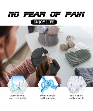 Buy Arthritis Compression Open-Fingertip Gloves - Warmth & Pain Relief for Men & Women | Anti-Slip Fingerless Typing Gloves for Carpal Tunnel & Tendonitis - Buy Online on GoSupps.com