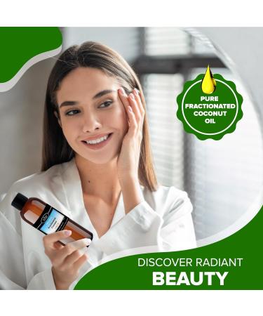 Fractionated Coconut Oil 100ml - Carrier Oil for Essential Oils Mixing - Skin and Hair Growth - Lip Gloss - Pack of 1 - Buy Online on GoSupps.com