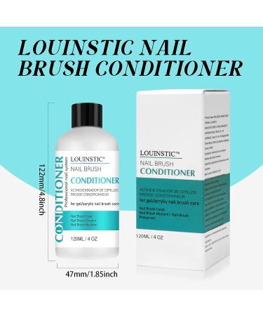 LOUINSTIC Acrylic Nail Brush Cleaner - 4 OZ | Clean Gel/Acrylic Nail Brushes & Art Tools - Buy Online on GoSupps.com