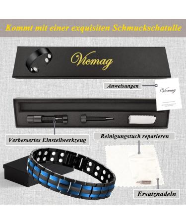 Vicmag Titanstahl Magnetic Hardship Men s Double-Row Ultra-Strength Magnets with Adjustment Tools & Gift Box - International Shipping Available - Buy Online on GoSupps.com