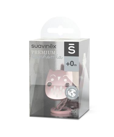 Suavinex Pink Silver Metallic Pacifier Chain - Jewelry Style for Babies 0+ Months | Bonhomia - Buy Online on GoSupps.com