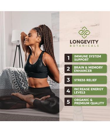 Longevity Botanicals 15 Mushroom Supplement Blend - Immune Support & Mental Clarity - 100g Powder - Buy Online on GoSupps.com