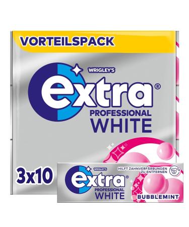 Extra Professional White Bubblemint Sugar-Free Chewing Gum - 600 Dragees Multipack for Fresh Breath | International Shipping Available - Buy Online on GoSupps.com