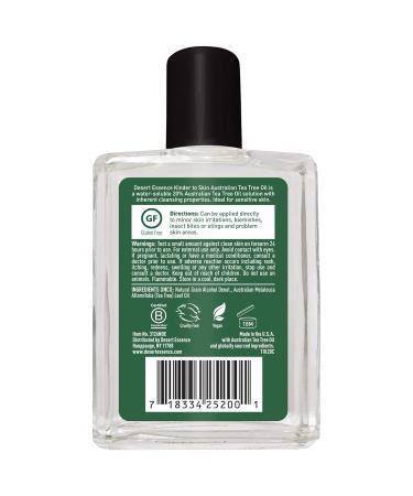 Desert Essence Kinder to Skin Australian Tea Tree Oil - Soothing Gentle Cleanser for Redness & Irritation - Vegan Gluten-Free & Cruelty-Free - 4oz - Buy Online on GoSupps.com