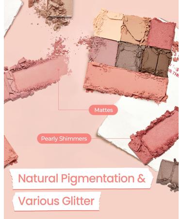 AMTS True Beauty Dear Rose Eyeshadow Palette - Highly Pigmented Matte & Shimmer - Long Lasting K-Beauty Makeup | International Shipping Available - Buy Online on GoSupps.com