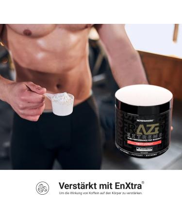 Protein Works Raze Extreme Pre-Workout Powder - Watermelon Flavor | Creatine Caffeine & Beta Alanine | Boost Energy | 30 Servings - Buy Online on GoSupps.com