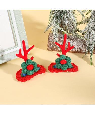 Deer Ear Hair Clips | Deer Antlers Hairpin Reindeer Elk Ear Hair Clip | Animal Hair Clips For Daily Braiding And - Buy Online on GoSupps.com