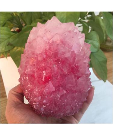 Natural Crystal Rough Crystal Cluster Rare and Beautiful Rose-Colored Quartz Crystal Cluster specimens Stones 900-1000g - Buy Online on GoSupps.com