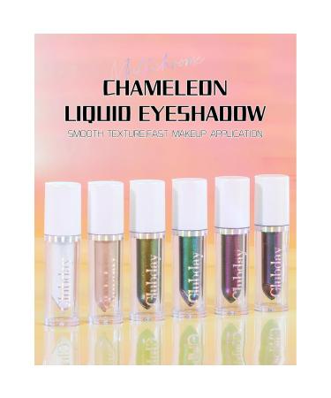 Liquid Glitter Eyeshadow - Long Lasting Waterproof Metallic Shimmer Makeup | Chameleon 05# SL05 - Shop Now for Stunning Eye Looks - Buy Online on GoSupps.com