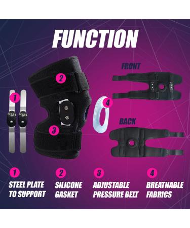Knee Brace for Pain Relief | Patellar Stabilizing Support for Men & Women | Ideal for Running & Arthritis - Buy Online on GoSupps.com
