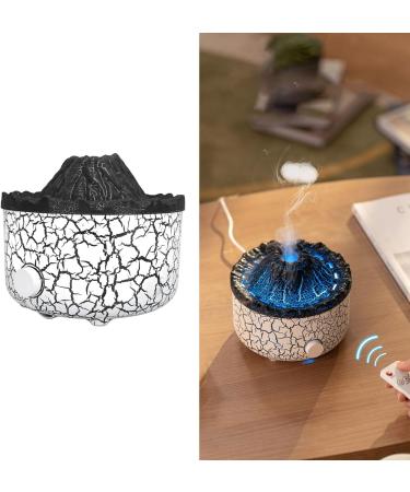 Buy Remote-Controlled Aromatherapy Device - Multifunctional Volcanic Classor with Smoke Ring Effect | Stylish Two-Colored Design for Home & Office (White EU Connector) - Buy Online on GoSupps.com